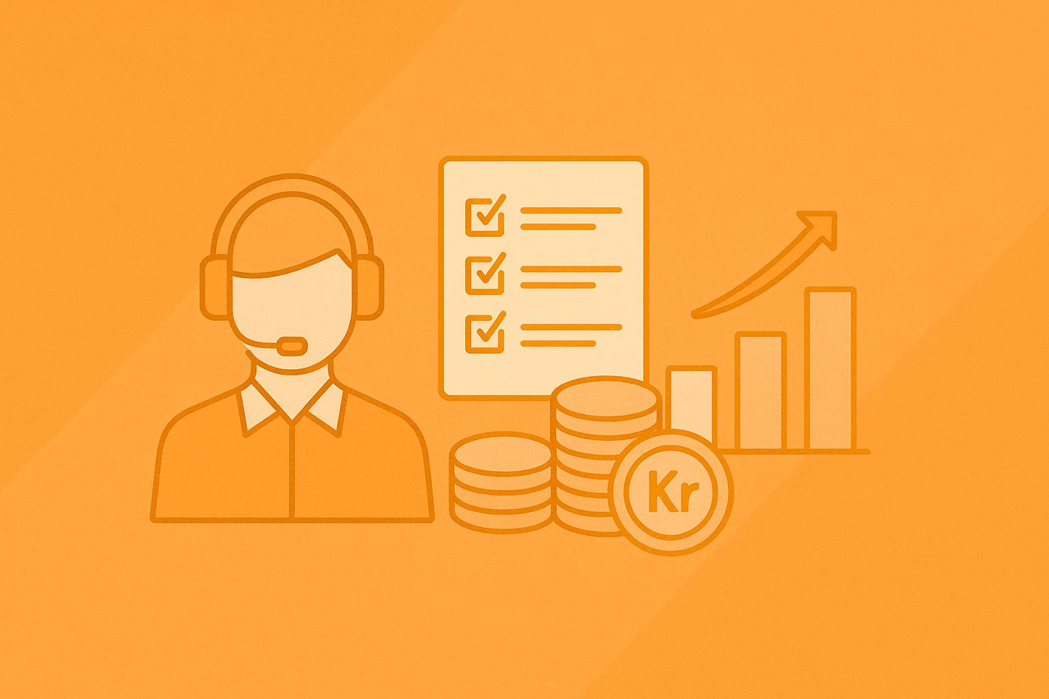 Prisstrukturer for outsourcing af kundeservice: pris pr. henvendelse, fast abonnementspris, kombinationsmodel, pris pr. dedikeret agent