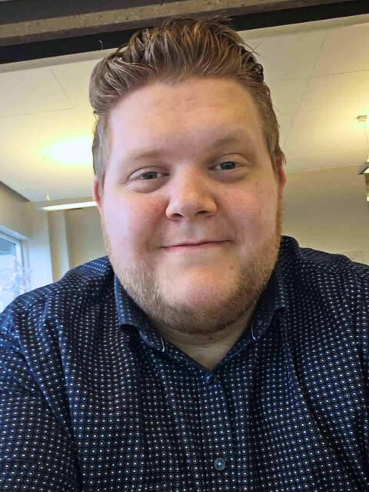 Daniel arbejder med kundeservice hos AD Client